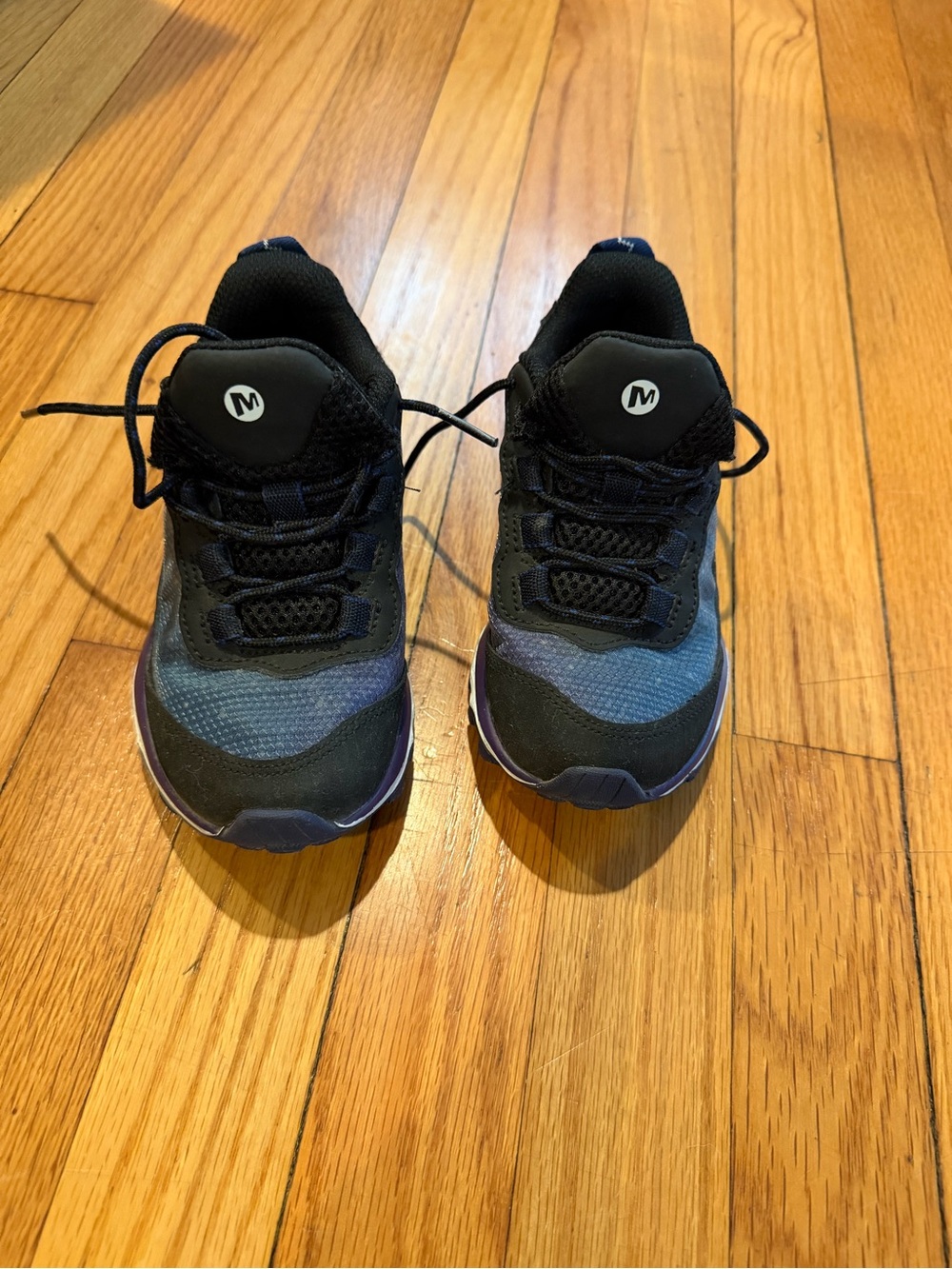 Merrell Black Athletic Lace-Up Sneakers